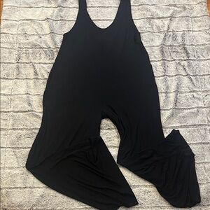 FP Beach Chic Black Sleeveless Jumpsuit